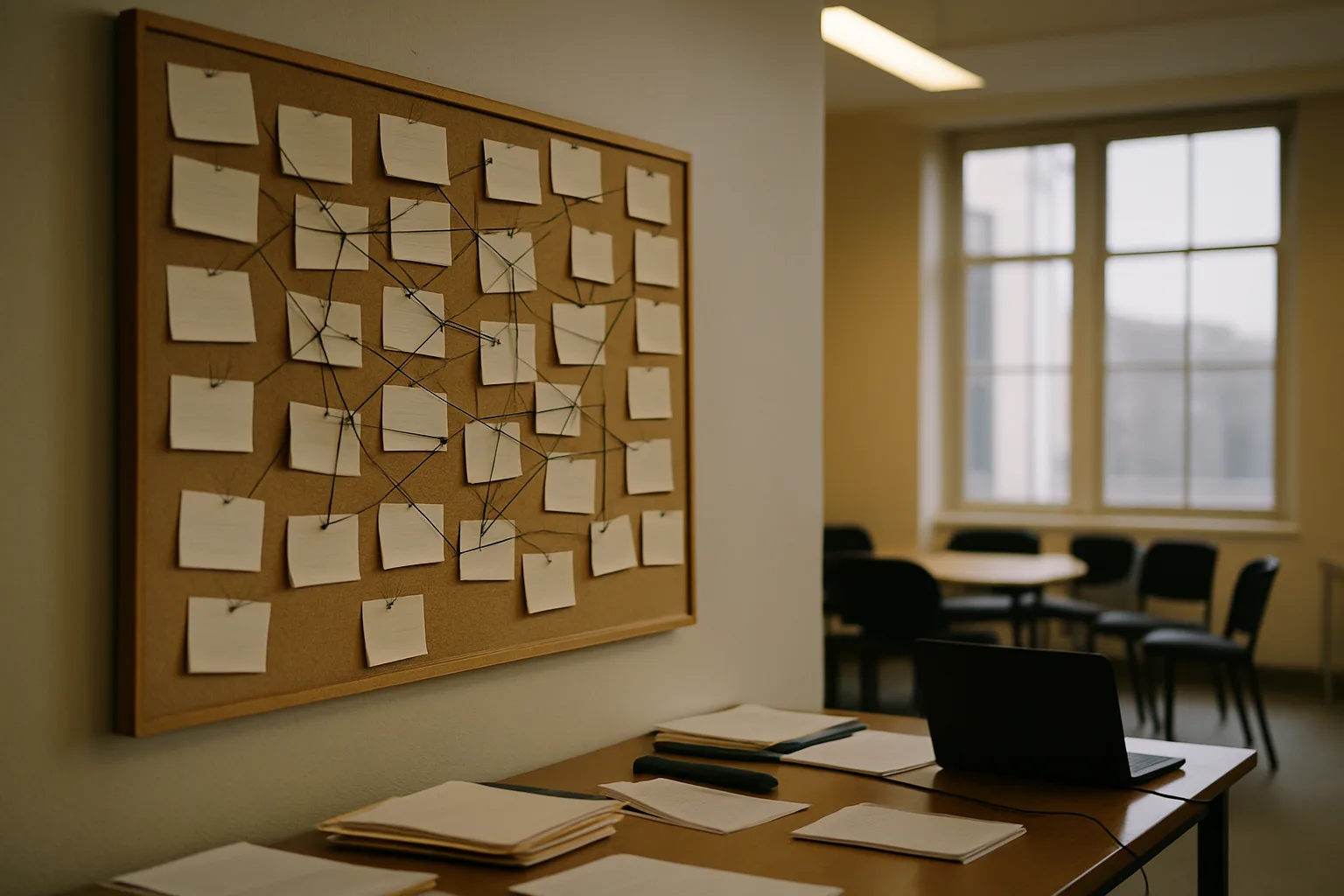 Interview transcripts being coded